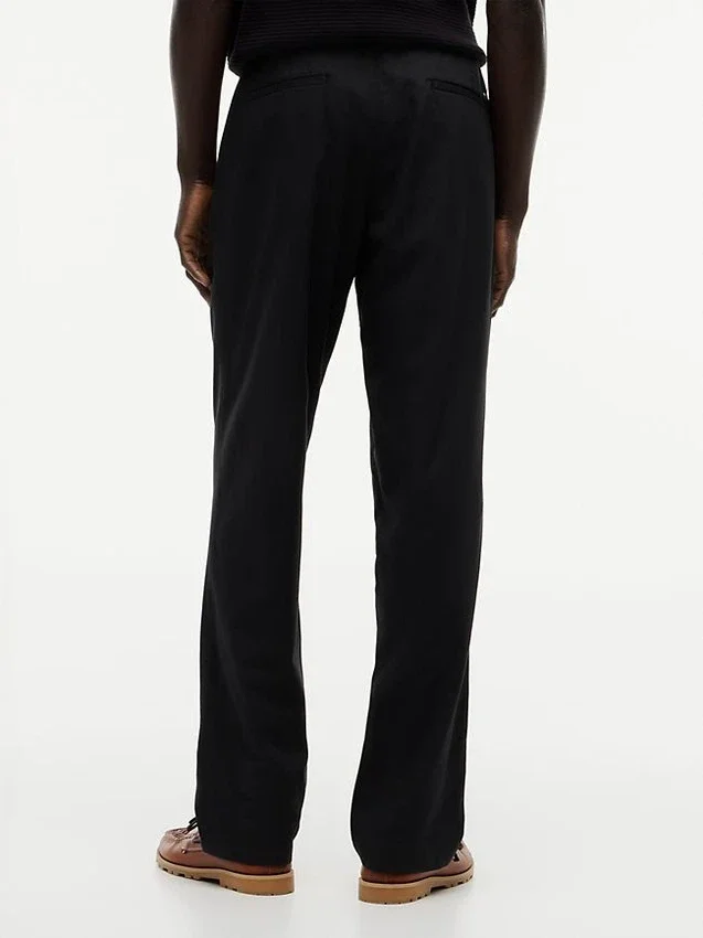 Pantaloni fără nasturi, croi regular Pantaloni fără nasturi, croi regular