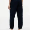 Pantaloni fără nasturi din amestec de in și bumbac Pantaloni fără nasturi din amestec de in și bumbac