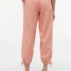 Pantaloni fără nasturi din amestec de in și bumbac