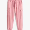 Pantaloni jogger cargo din bumbac elastic Pantaloni jogger cargo din bumbac elastic