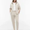Pantaloni jogger relaxați, uni