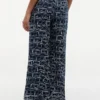 Pantaloni largi din in, fără nasturi
