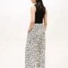 Pantaloni largi din in, fără nasturi