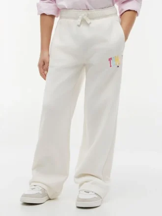 Pantaloni largi pentru fete cu logo Tommy