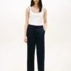 Pantaloni largi până la gleznă, fără șireturi