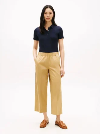 Pantaloni largi până la gleznă, fără șireturi