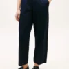 Pantaloni largi până la gleznă, fără șireturi