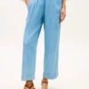 Pantaloni largi până la gleznă, fără șireturi