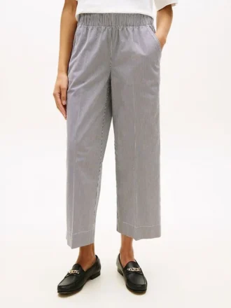 Pantaloni largi până la gleznă, fără șireturi