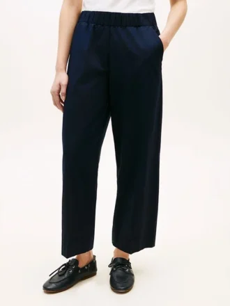 Pantaloni largi până la gleznă, fără șireturi