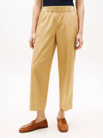 Pantaloni largi până la gleznă, fără șireturi