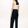 Pantaloni largi până la gleznă, fără șireturi