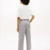 Pantaloni largi până la gleznă, fără șireturi