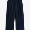 Pantaloni largi până la gleznă, fără șireturi