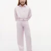Pantaloni pentru copii cu talie înaltă și curea Pantaloni pentru copii cu talie înaltă și curea