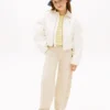 Pantaloni pentru copii cu talie înaltă și curea Pantaloni pentru copii cu talie înaltă și curea