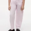 Pantaloni pentru copii cu talie înaltă și curea Pantaloni pentru copii cu talie înaltă și curea