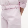 Pantaloni pentru copii cu talie înaltă și curea Pantaloni pentru copii cu talie înaltă și curea