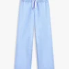Pantaloni pentru copii din bumbac slub, fără nasturi