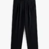 Pantaloni plisați cu croială relaxată Pantaloni plisați cu croială relaxată