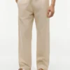 Pantaloni relaxați din amestec de bumbac și in Pantaloni relaxați din amestec de bumbac și in