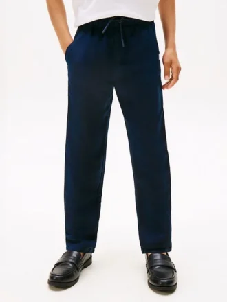 Pantaloni relaxați din amestec de in pentru copii