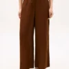 Pantaloni relaxați din in, fără nasturi Pantaloni relaxați din in, fără nasturi