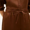 Pantaloni relaxați din in, fără nasturi Pantaloni relaxați din in, fără nasturi