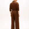 Pantaloni relaxați din in, fără nasturi Pantaloni relaxați din in, fără nasturi