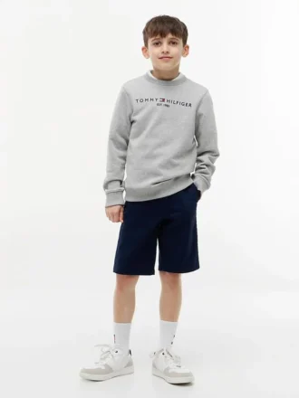 Pantaloni scurți chino cu curele pentru copii