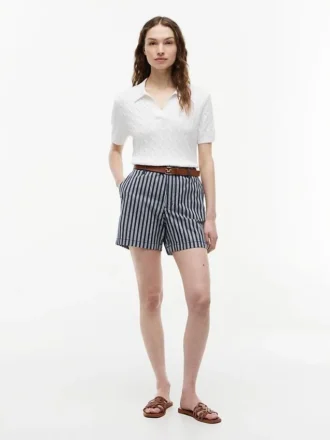 Pantaloni scurți chino cu dungi