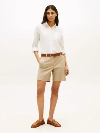 Pantaloni scurți chino elastici de 7″