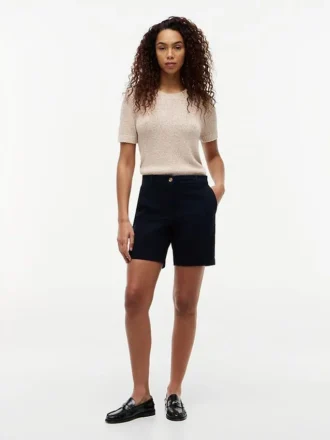 Pantaloni scurți chino elastici de 7″