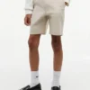 Pantaloni scurți chino elastici, largi, cu curele, pentru copii