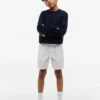 Pantaloni scurți chino elastici, largi, cu curele, pentru copii