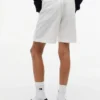 Pantaloni scurți chino elastici, largi, cu curele, pentru copii