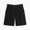 Pantaloni scurți cu croi relaxat, cu pliseuri și curele, de 10″ Pantaloni scurți cu croi relaxat, cu pliseuri și curele, de 10″