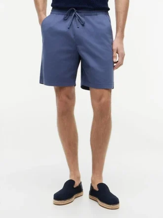 Pantaloni scurți cu croială regular, spălați în fabrică, lungime 7″