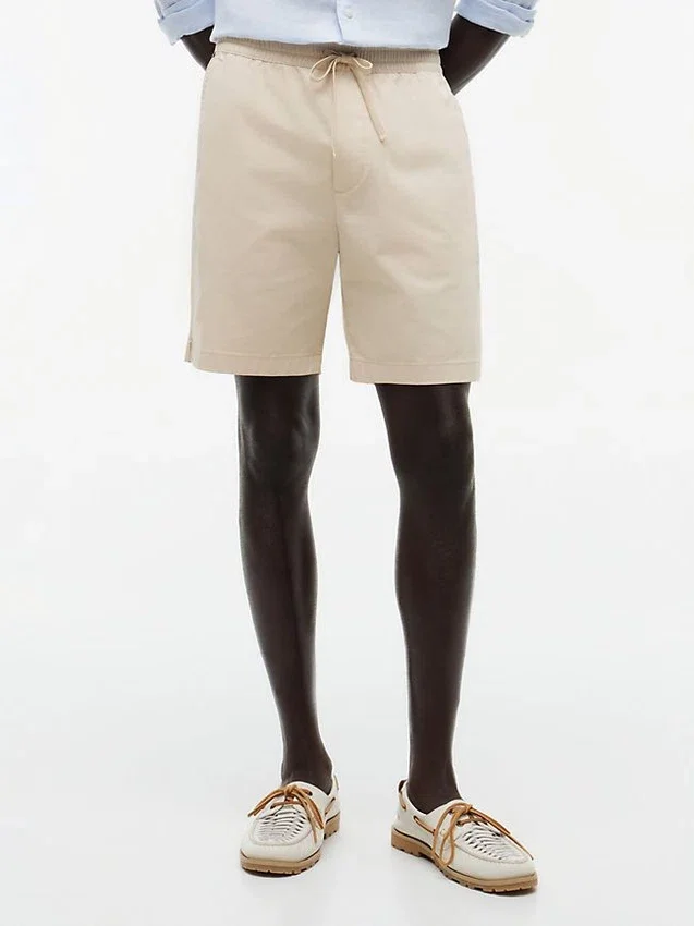 Pantaloni scurți cu croială regular, spălați în fabrică, lungime 7″ Pantaloni scurți cu croială regular, spălați în fabrică, lungime 7″