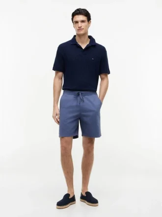 Pantaloni scurți cu croială regular, spălați în fabrică, lungime 7″