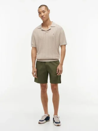 Pantaloni scurți cu croială regular, spălați în fabrică, lungime 7″