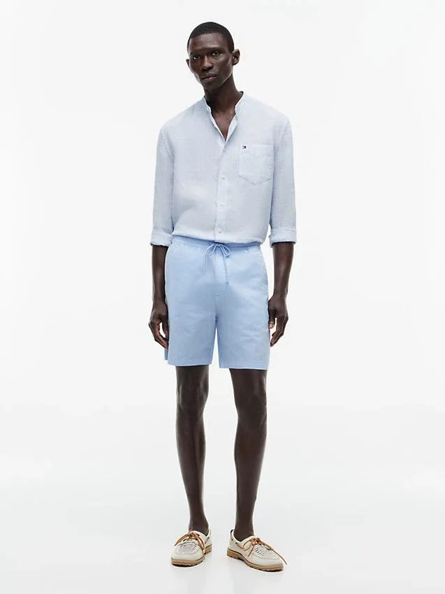 Pantaloni scurți cu croială regular, spălați în fabrică, lungime 7″ Pantaloni scurți cu croială regular, spălați în fabrică, lungime 7″