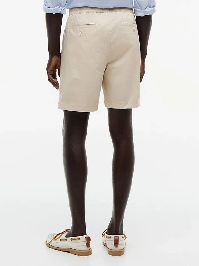Pantaloni scurți cu croială regular, spălați în fabrică, lungime 7″ Pantaloni scurți cu croială regular, spălați în fabrică, lungime 7″
