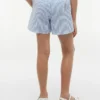 Pantaloni scurți cu dungi din seersucker pentru copii