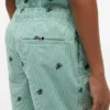 Pantaloni scurți cu dungi și logo monogramă pentru copii