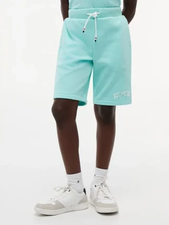 Pantaloni scurți cu logo Hilfiger pentru copii