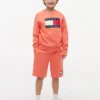 Pantaloni scurți cu logo steag pentru copii Pantaloni scurți cu logo steag pentru copii