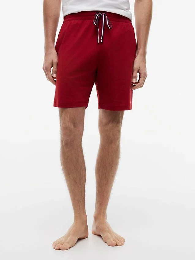 Pantaloni scurți de dormit cu logo Hilfiger Pantaloni scurți de dormit cu logo Hilfiger