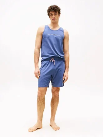 Pantaloni scurți de dormit cu logo Hilfiger