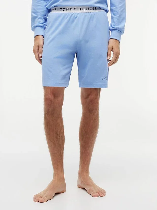 Pantaloni scurți de dormit cu logo Hilfiger Pantaloni scurți de dormit cu logo Hilfiger